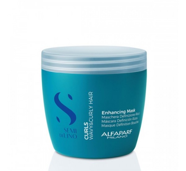 ПОДХРАНВАЩА МАСКА ЗА КЪДРАВА И ВЪЛНИСТА КОСА ALFAPARF SEMI DI LINO CURLS ENHANCING MASK 500ML